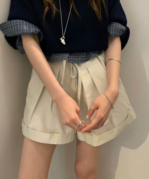 FACTOTUM(ファクトタム)の「プリーツショートパンツ(その他パンツ・レディース・ベージュ/キャメル・FREE)」の18枚目の写真