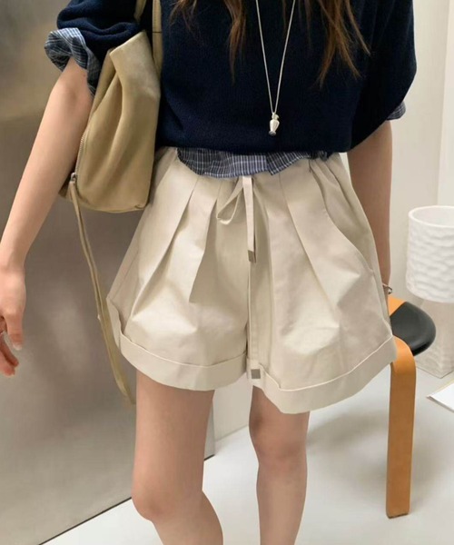 FACTOTUM(ファクトタム)の「プリーツショートパンツ(その他パンツ・レディース・ベージュ/キャメル・FREE)」の20枚目の写真