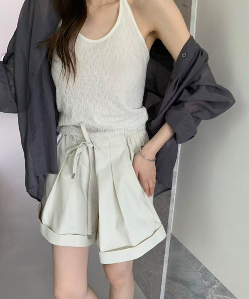 FACTOTUM(ファクトタム)の「プリーツショートパンツ(その他パンツ・レディース・ベージュ/キャメル・FREE)」の22枚目の写真