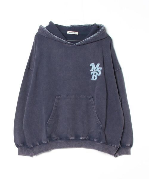 My sugar Babe（マイシュガーベイブ）の「chain pigment hoodie（パーカー・メンズ・ブルー/ブラウン/ピンク/ブラック/ネイビー・LARGE/MEDIUM）」の3枚目の写真