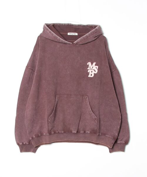 My sugar Babe（マイシュガーベイブ）の「chain pigment hoodie（パーカー・メンズ・ブルー/ブラウン/ピンク/ブラック/ネイビー・LARGE/MEDIUM）」の2枚目の写真