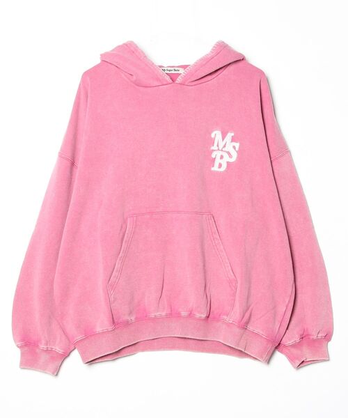 My sugar Babe（マイシュガーベイブ）の「chain pigment hoodie（パーカー・メンズ・ブルー/ブラウン/ピンク/ブラック/ネイビー・LARGE/MEDIUM）」の5枚目の写真
