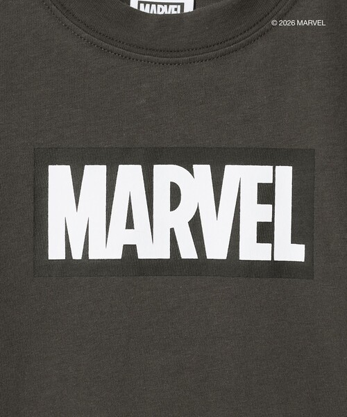 MARVEL(マーベル)の「【別注】<URBAMENT>MARVEL Tシャツ / キッズ 100cm-130cm(Tシャツ/カットソー・キッズ・ダークグレー/ブラウン系/ライトブルー・120cm/110cm/100cm/130cm)」の7枚目の写真