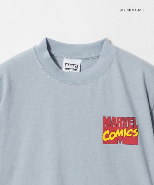 MARVEL(マーベル)の「【別注】<URBAMENT>MARVEL Tシャツ / キッズ 100cm-130cm(Tシャツ/カットソー・キッズ・ダークグレー/ブラウン系/ライトブルー・120cm/110cm/100cm/130cm)」の15枚目の写真