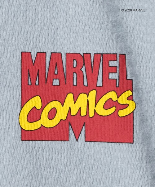 MARVEL(マーベル)の「【別注】<URBAMENT>MARVEL Tシャツ / キッズ 100cm-130cm(Tシャツ/カットソー・キッズ・ダークグレー/ブラウン系/ライトブルー・120cm/110cm/100cm/130cm)」の16枚目の写真