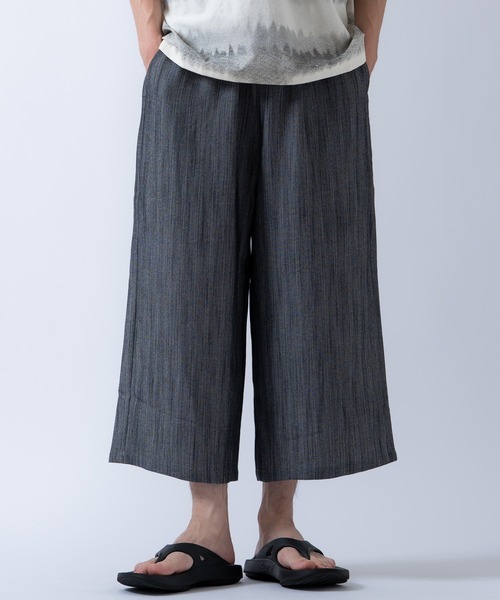 Crownor（クラウノアー）の「クロップド パンツ（その他パンツ・メンズ・ブラック/ブルー・LARGE/MEDIUM）」の2枚目の写真