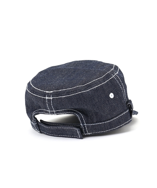 Lee（リー）の「【Lee】デニムワークキャップ（キャップ・キッズ・インディゴブルー・54/50）」の7枚目の写真