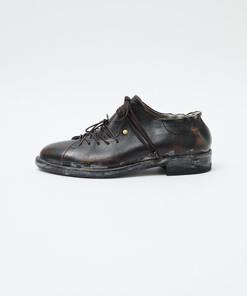 alfredoBANNISTER(アルフレッドバニスター)の「【26A/W】ダブルレースシューズ ヴィンテージ(ドレスシューズ・メンズ・ブラック系その他・40/39/45/44/43/42/41)」の2枚目の写真