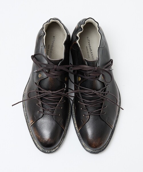 alfredoBANNISTER(アルフレッドバニスター)の「【26A/W】ダブルレースシューズ ヴィンテージ(ドレスシューズ・メンズ・ブラック系その他・40/39/45/44/43/42/41)」の3枚目の写真