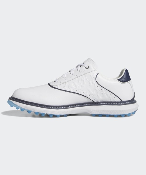 adidas(アディダス)の「MC70 スパイクレス ゴルフ / MC70 SPIKELESS GOLF【adidas Golf/アディダスゴルフ】(スニーカー・レディース・ホワイト×ブルー・22.5cm/23.5cm/24.5cm/25.5cm/23.0cm/24.0cm/25.0cm/26.0cm/22.0cm)」の6枚目の写真