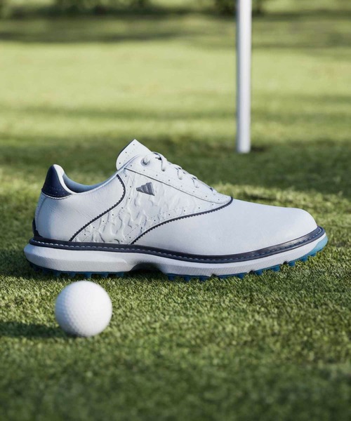 adidas(アディダス)の「MC70 スパイクレス ゴルフ / MC70 SPIKELESS GOLF【adidas Golf/アディダスゴルフ】(スニーカー・レディース・ホワイト×ブルー・22.5cm/23.5cm/24.5cm/25.5cm/23.0cm/24.0cm/25.0cm/26.0cm/22.0cm)」の9枚目の写真