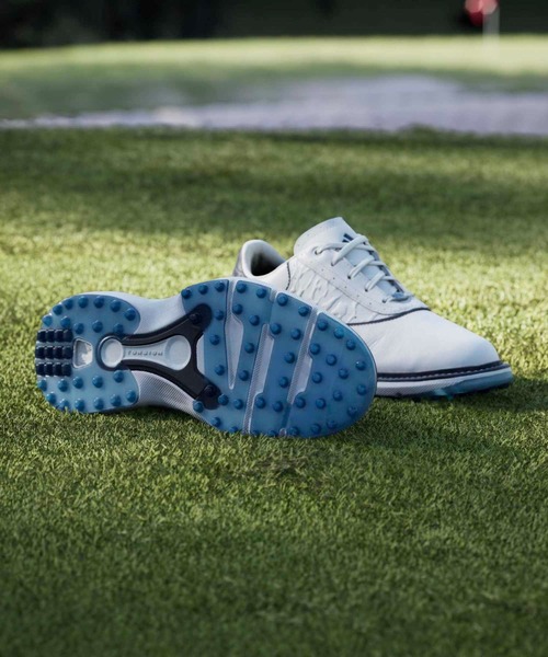 adidas(アディダス)の「MC70 スパイクレス ゴルフ / MC70 SPIKELESS GOLF【adidas Golf/アディダスゴルフ】(スニーカー・レディース・ホワイト×ブルー・22.5cm/23.5cm/24.5cm/25.5cm/23.0cm/24.0cm/25.0cm/26.0cm/22.0cm)」の10枚目の写真