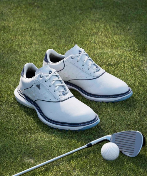 adidas(アディダス)の「MC70 スパイクレス ゴルフ / MC70 SPIKELESS GOLF【adidas Golf/アディダスゴルフ】(スニーカー・レディース・ホワイト×ブルー・22.5cm/23.5cm/24.5cm/25.5cm/23.0cm/24.0cm/25.0cm/26.0cm/22.0cm)」の11枚目の写真
