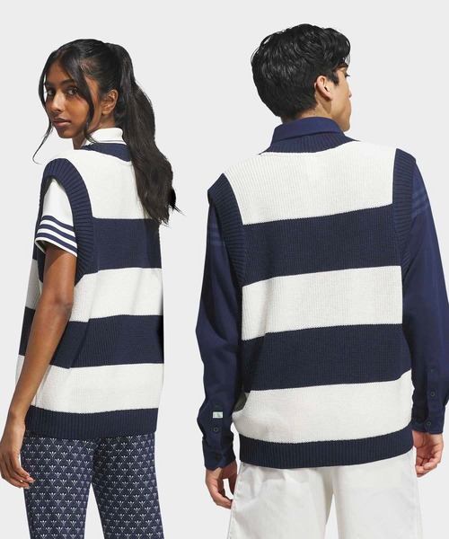 adidas(アディダス)の「オリジナルス オーバーサイズ ベスト【adidas Golf/アディダスゴルフ】(ベスト・メンズ・ブルー・SMALL/MEDIUM/LARGE/X-LARGE/XX-LARGE/3XL)」の2枚目の写真