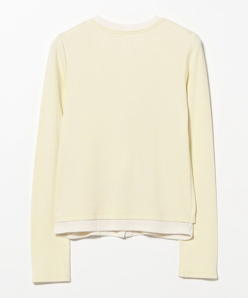 Ray BEAMS(レイビームス)の「バイカラー レイヤード カーディガン(Tシャツ/カットソー・レディース・ブラック/グレー/クリーム・ONE SIZE)」の19枚目の写真