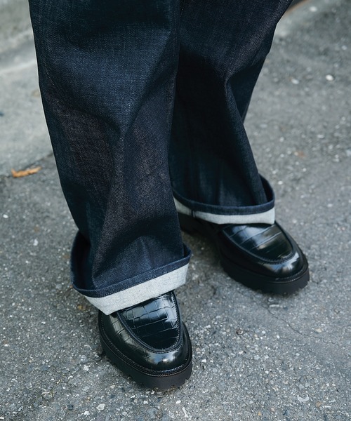 CONZ(コンズ)の「15oz selvedge loose fit jeans(デニムパンツ・メンズ・インディゴブルー・4/3/2/1)」の6枚目の写真