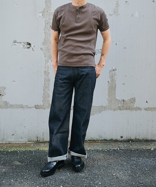 CONZ(コンズ)の「15oz selvedge loose fit jeans(デニムパンツ・メンズ・インディゴブルー・4/3/2/1)」の8枚目の写真