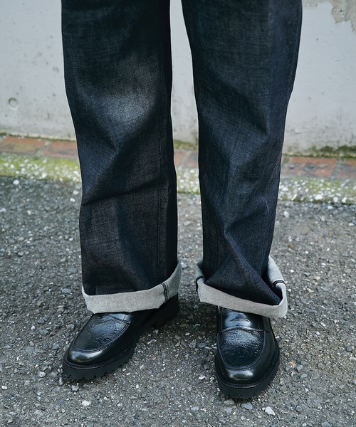 CONZ(コンズ)の「15oz selvedge loose fit jeans(デニムパンツ・メンズ・インディゴブルー・4/3/2/1)」の12枚目の写真