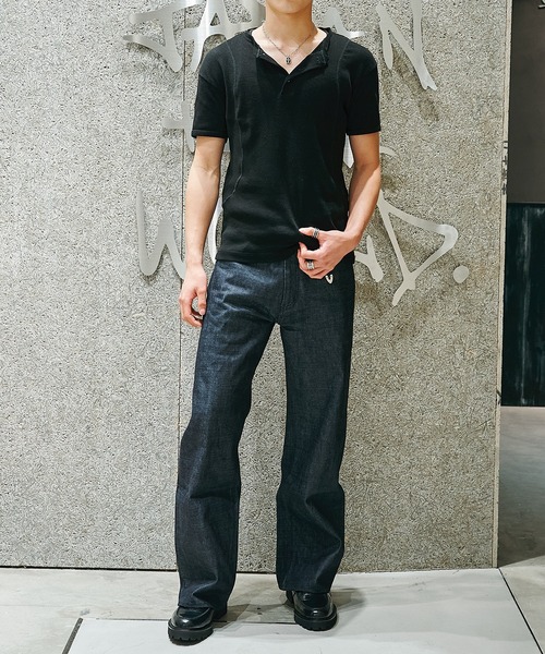 CONZ(コンズ)の「15oz selvedge loose fit jeans(デニムパンツ・メンズ・インディゴブルー・4/3/2/1)」の15枚目の写真