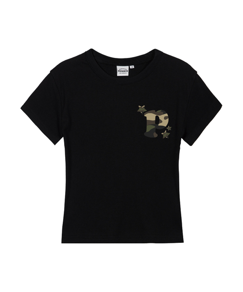 PRIMATE(プライメイト)の「ENCODE レディース スリムフィット 半袖Tシャツ 5 COLORS(Tシャツ/カットソー・レディース・クリーム/ホワイト/ブラック/チャコール/カーキ・MEDIUM/SMALL/LARGE)」の2枚目の写真
