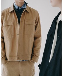 UNIVERSAL OVERALL（ユニバーサルオーバーオール）の「【別注】UNIVERSAL OVERALL   Diamond Jacquard Track Jacket（ブルゾン）」