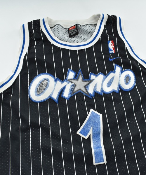 NIKE(ナイキ)の「【USED】Y2K NIKE “NBA Orlando Magic/Tracy McGrady #1” バスケ ゲームシャツ(タンクトップ・メンズ・ブラック・X-LARGE)」の8枚目の写真