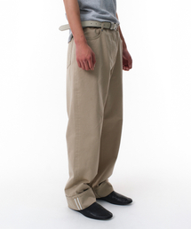 DIVEIN（ダイブイン）の「STRAIGHT TURN-UP COTTON CHINO (BEIGE)（その他パンツ）」