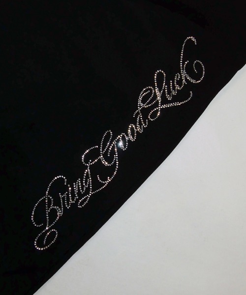 BGL（ビージーエル）の「SCRIPT LOGO SWEAT PANTS / スクリプトロゴ / 韓国ストリート / Y2K / ラインストーン　スウェットパンツ（スウェットパンツ・レディース・ブラック/グレー・S/M/L）」の11枚目の写真