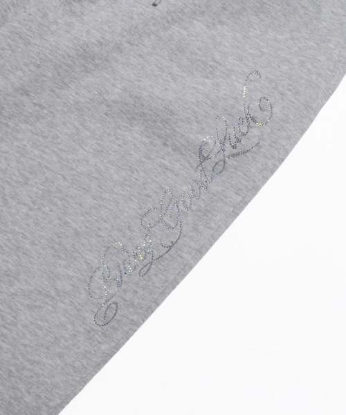 BGL（ビージーエル）の「SCRIPT LOGO SWEAT PANTS / スクリプトロゴ / 韓国ストリート / Y2K / ラインストーン　スウェットパンツ（スウェットパンツ・レディース・ブラック/グレー・S/M/L）」の17枚目の写真