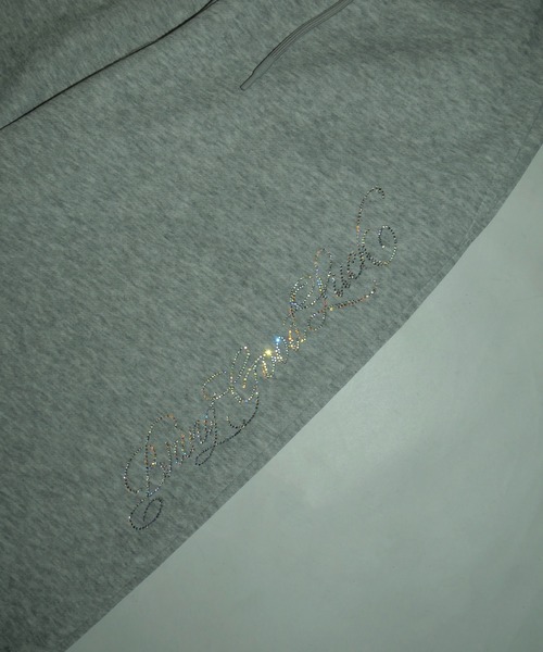 BGL（ビージーエル）の「SCRIPT LOGO SWEAT PANTS / スクリプトロゴ / 韓国ストリート / Y2K / ラインストーン　スウェットパンツ（スウェットパンツ・レディース・ブラック/グレー・S/M/L）」の18枚目の写真