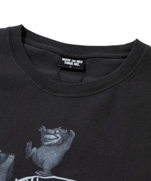 go slow caravan(ゴースローキャラバン)の「WHERE THE WILD THINGS ARE/かいじゅうたちのいるところ TEE(Tシャツ/カットソー・レディース・ブラック/ホワイト・FREE)」の13枚目の写真