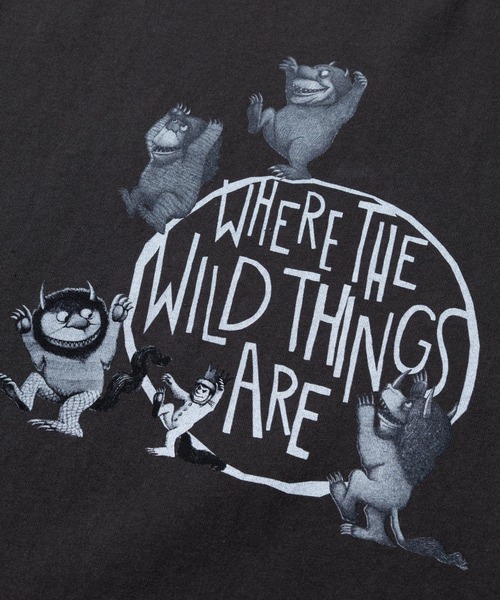 go slow caravan(ゴースローキャラバン)の「WHERE THE WILD THINGS ARE/かいじゅうたちのいるところ TEE(Tシャツ/カットソー・レディース・ブラック/ホワイト・FREE)」の7枚目の写真