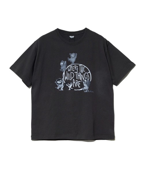 go slow caravan(ゴースローキャラバン)の「WHERE THE WILD THINGS ARE/かいじゅうたちのいるところ TEE(Tシャツ/カットソー・レディース・ブラック/ホワイト・FREE)」の11枚目の写真