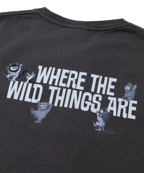 go slow caravan(ゴースローキャラバン)の「WHERE THE WILD THINGS ARE/かいじゅうたちのいるところ TEE(Tシャツ/カットソー・レディース・ブラック/ホワイト・FREE)」の3枚目の写真