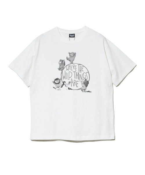go slow caravan(ゴースローキャラバン)の「WHERE THE WILD THINGS ARE/かいじゅうたちのいるところ TEE(Tシャツ/カットソー・レディース・ブラック/ホワイト・FREE)」の4枚目の写真