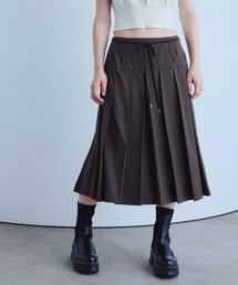 CODE A（コードエー）の「soft pleated midi skirt（スカート）」