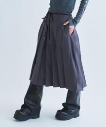 CODE A（コードエー）の「soft pleated midi skirt（スカート）」