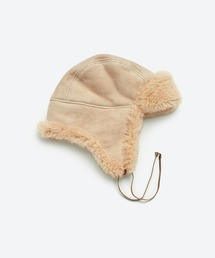 KIJIMA TAKAYUKI | MOUTON AVIATOR CAP (SUEDE)(キャップ)