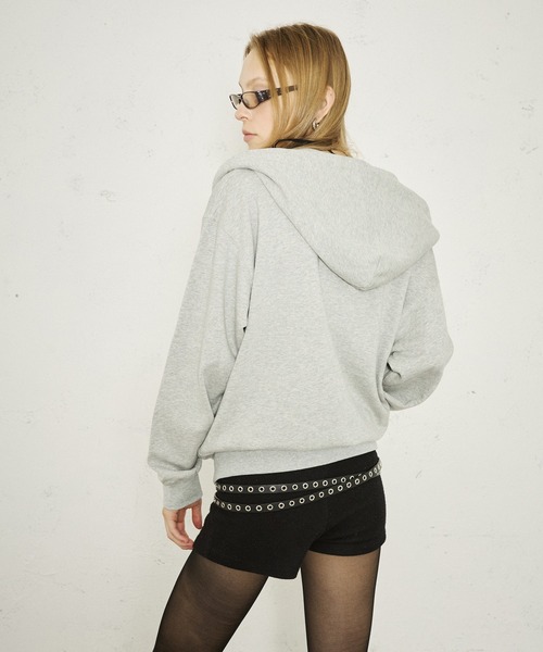 FTW（エフティダブリュー）の「NAPOLEON ZIP HOODIE（パーカー・レディース・グレー/ブラック/ピンク・LARGE/SMALL/MEDIUM）」の13枚目の写真