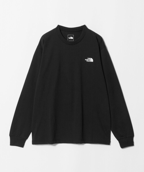THE NORTH FACE(ザノースフェイス)の「<THE NORTH FACE>ロングスリーブ バックスクエア ロゴティー 長袖 Tシャツ(Tシャツ/カットソー・メンズ・ブラック/ホワイト・M/XXL/XL/L)」の5枚目の写真