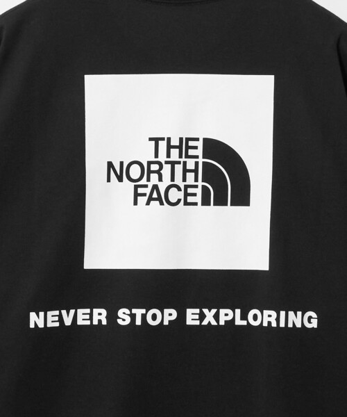 THE NORTH FACE(ザノースフェイス)の「<THE NORTH FACE>ロングスリーブ バックスクエア ロゴティー 長袖 Tシャツ(Tシャツ/カットソー・メンズ・ブラック/ホワイト・M/XXL/XL/L)」の9枚目の写真