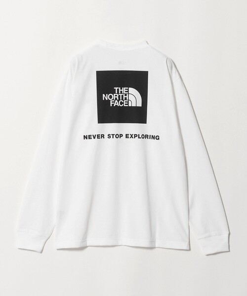 THE NORTH FACE(ザノースフェイス)の「<THE NORTH FACE>ロングスリーブ バックスクエア ロゴティー 長袖 Tシャツ(Tシャツ/カットソー・メンズ・ブラック/ホワイト・M/XXL/XL/L)」の11枚目の写真