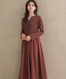 『WEB限定』キーネックドッキングワンピース