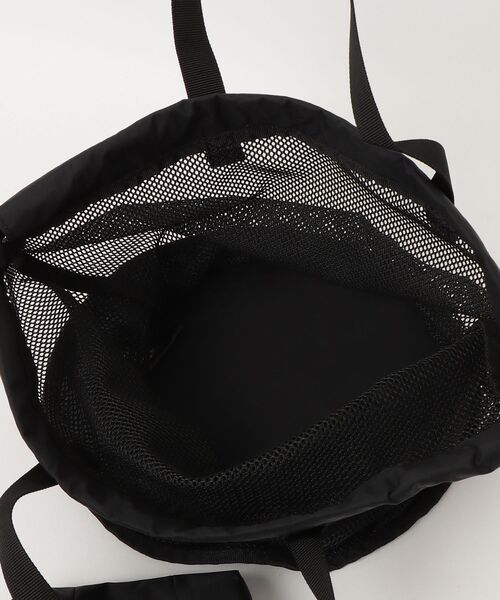 BAGJACK(バッグジャック)の「BAICYCLON by Bagjack PACKABLE MESH BAG (BCL-153)(トートバッグ・メンズ・ブラック・FREE)」の4枚目の写真