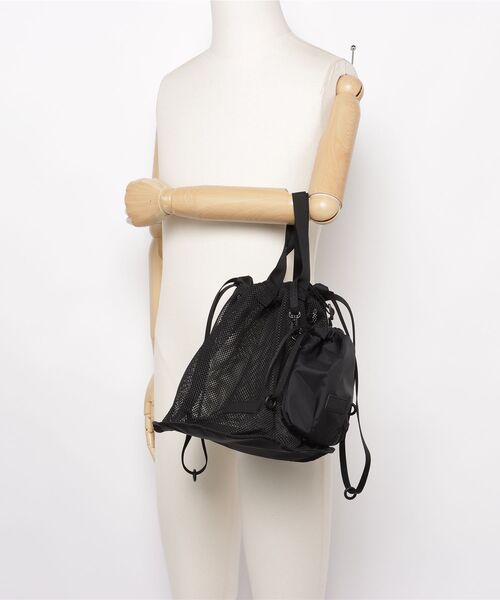 BAGJACK(バッグジャック)の「BAICYCLON by Bagjack PACKABLE MESH BAG (BCL-153)(トートバッグ・メンズ・ブラック・FREE)」の6枚目の写真