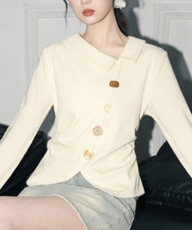 CHUN CHUN NOTES（チュンチュンノーツ）の「新作26AW 可愛いドールカラー長袖トップス（Tシャツ/カットソー）」