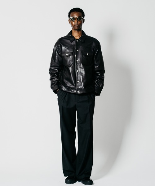 CRIMIE(クライミー)の「BOBBY 3 COW LEATHER JACKET(ブルゾン・メンズ・ブラック・XXL/XL/L/M/S)」の2枚目の写真