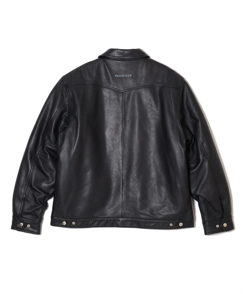 CRIMIE(クライミー)の「BOBBY 3 COW LEATHER JACKET(ブルゾン・メンズ・ブラック・XXL/XL/L/M/S)」の4枚目の写真