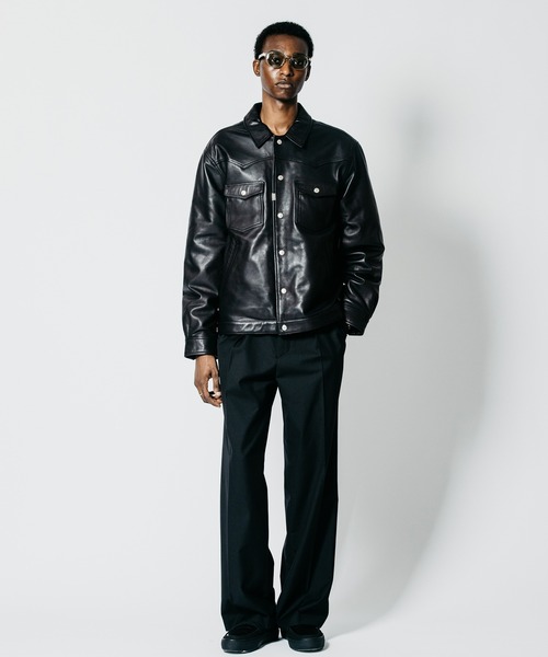 CRIMIE(クライミー)の「BOBBY 3 COW LEATHER JACKET(ブルゾン・メンズ・ブラック・XXL/XL/L/M/S)」の8枚目の写真