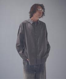 ADAMPATEK/soft calm papertouch broad shirt/ベーシックシャツ
